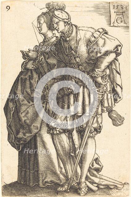 Large Wedding Dancers, 1538. Creator: Heinrich Aldegrever.