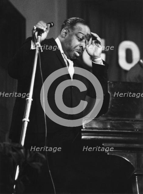 Count Basie on stage, Chatham, Kent, 1967. Creator: Brian Foskett.