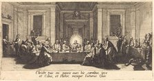 The Last Supper, c. 1618. Creator: Jacques Callot.