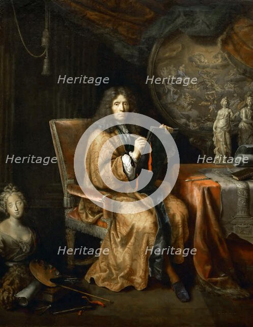 Self-Portrait, Between 1680 and 1690. Creator: Mignard, Pierre (1612-1695).