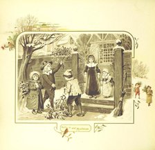Holly and Mistletoe, 1894. Creator: Eliza F. Manning.