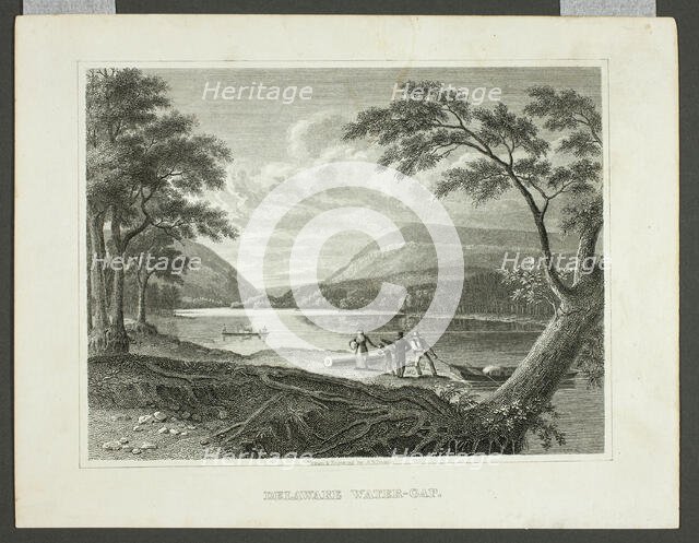 Delaware Water Gap, 1830. Creator: Asher Brown Durand.
