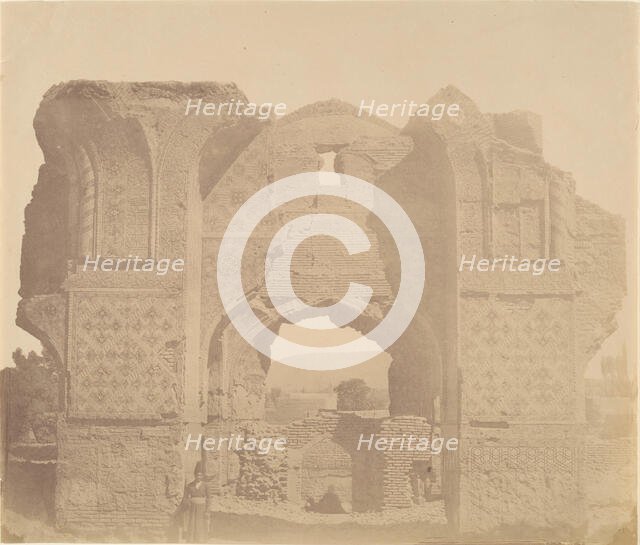 [Blue Mosque of TABRIZ, 1465.], 1840s-60s. Creator: Possibly by Luigi Pesce.