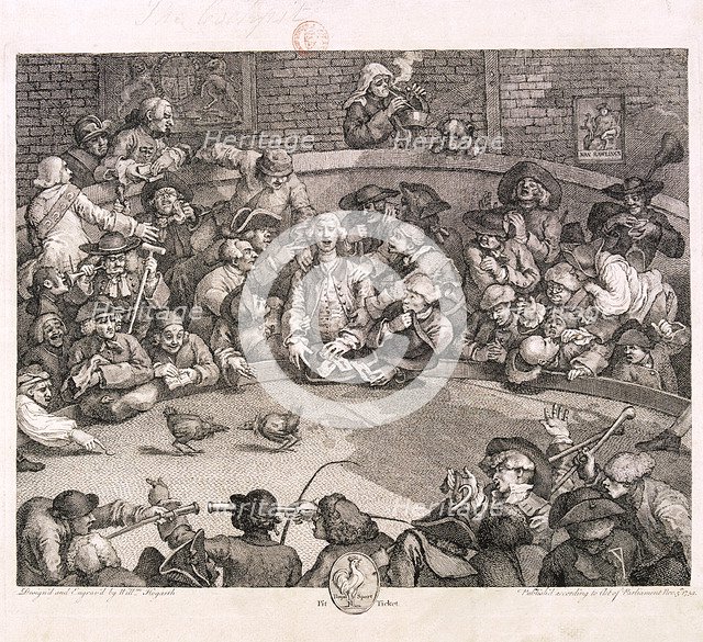 'The cockpit', London, 1759. Artist: William Hogarth