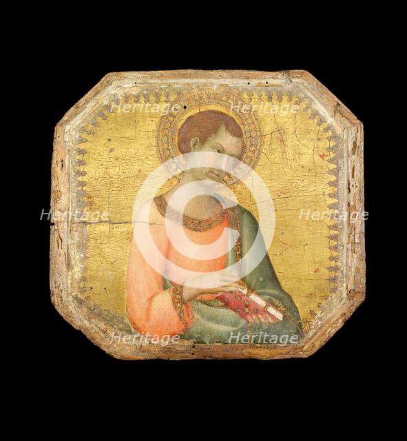 A Saint Holding a Book, 1330-44. Creator: Simone Martini.