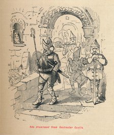'Odo dismissed from Rochester Castle',  c1860, (c1860). Artist: John Leech.