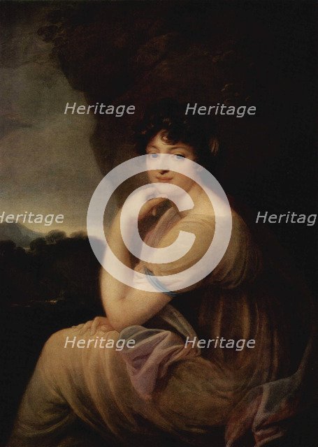 Portrait of Yekaterina Bakunina (1777-1846), c. 1815. Artist: Grassi, Józef (1757-1838)