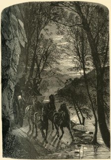 "The Lovers' Leap" - Approach By Night', 1872.  Creator: Henry Duff Linton.