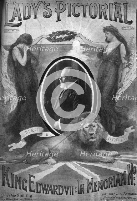 Front cover of Lady's Pictorial, 14th May 1910.Artist: AM Faulkner