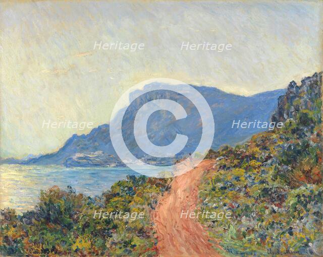 La Corniche near Monaco, 1884. Creator: Claude Monet.
