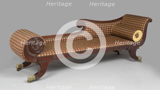 Grecian Couch, 1825/40. Creator: Unknown.