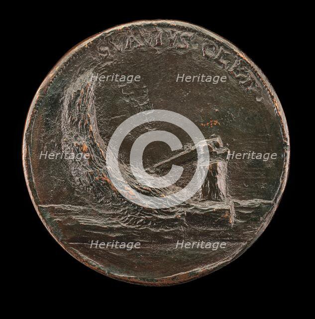 Felled Cypress Tree [reverse], 17th century. Creator: Unknown.