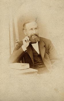 Sir Edward Frankland, 1868. Creator: Sawyer.