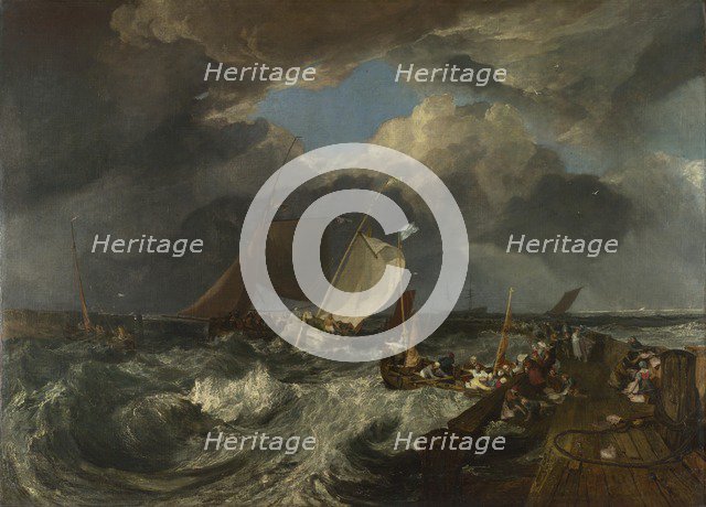 Calais Pier, 1803. Artist: Turner, Joseph Mallord William (1775-1851)