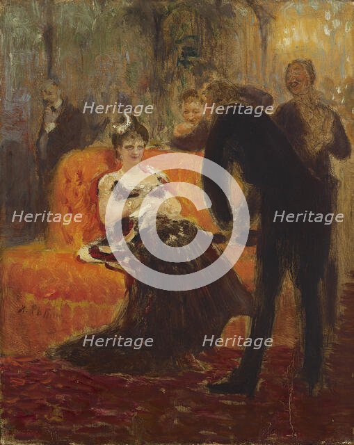 Adelina Patti, study, 1870-1906. Creator: Il'ya Repin.