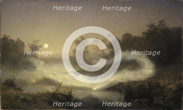 Dancing Fairies, 1866. Creator: Johan August Malmström.