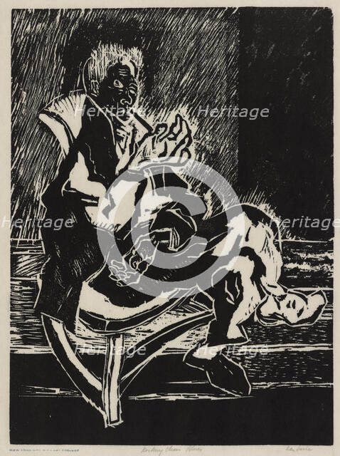 Rocking Chair Blues, ca.1935 - 1943. Creator: Nan Lurie.