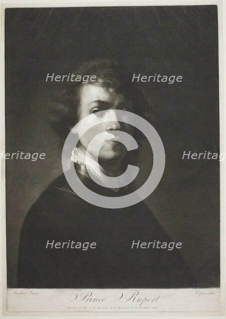 Prince Rupert, 1775. Creator: Valentine Green.