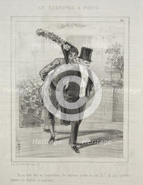 Carnaval, 1841-1843. Creator: Paul Gavarni (French, 1804-1866).