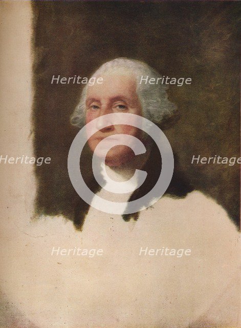 'George Washington (The Athenaeum)', 1796, (1932). Artist: Gilbert Charles Stuart.