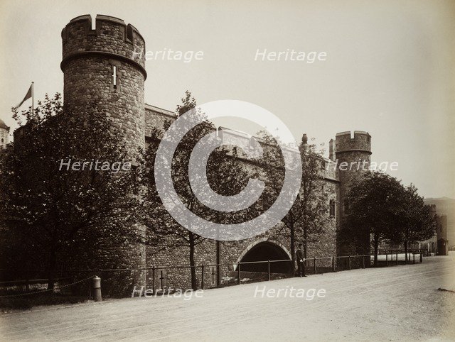 St Thomas' Tower and Traitors' Gate, Tower of London, 1889. Artist: Henry Bedford Lemere.