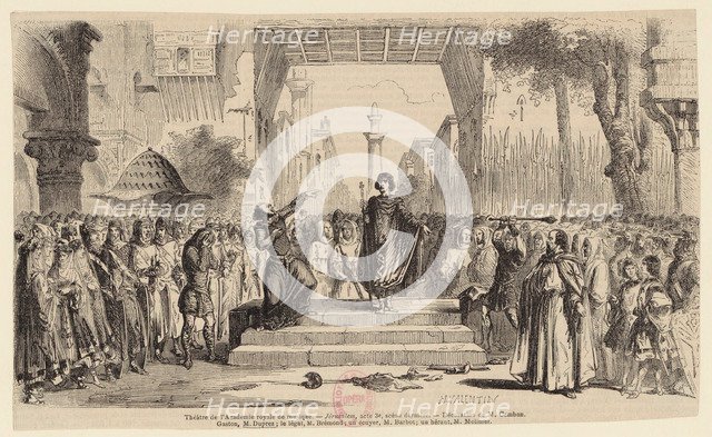 Opera Jérusalem by Giuseppe Verdi, on 26 November 1847 by the Paris Opera at the Salle Le Peletier (