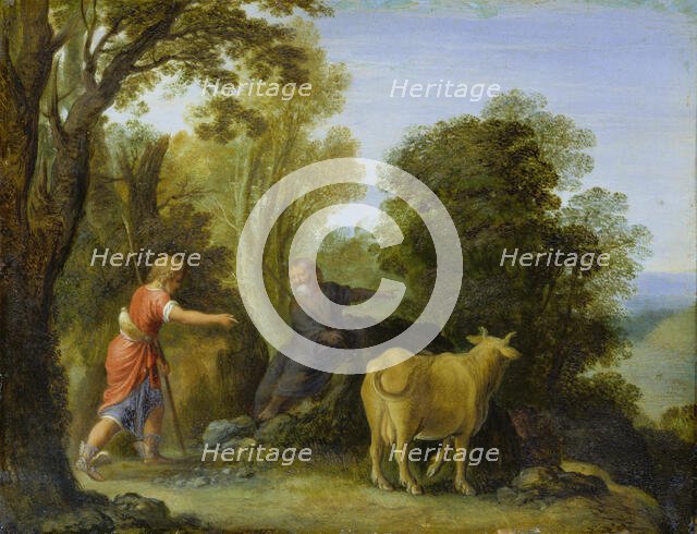 Mercury and Battus, 1610-1620. Creator: Follower of Adam Elsheimer.