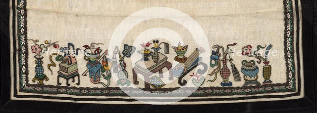 Trouser Band, China, Qing dynasty (1644-1911), 1875/1900. Creator: Unknown.