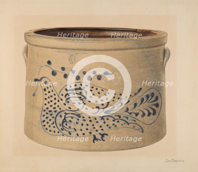 Crock, c. 1940. Creator: John Tarantino.