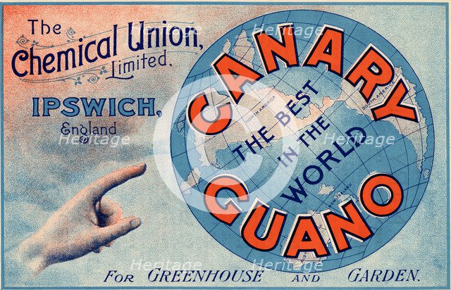 Canary Fertilizer, 1900. Artist: Unknown