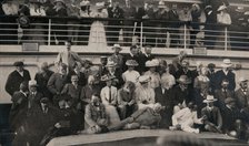 Members of the British Association on their way to South Africa, 1905. Creator: Mrs C Henderson.