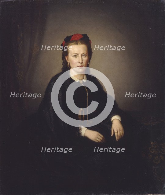 Portrait of a Woman. Artist: Makart, Hans (1840-1884)