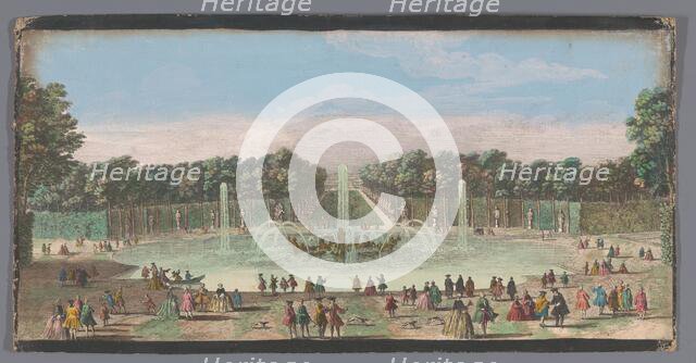 View of the Bassin d'Apollon in the garden of Versailles, 1700-1799. Creators: Anon, Jacques Rigaud.