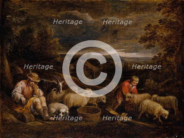 Shepherds and Sheep. Creator: David Teniers II.