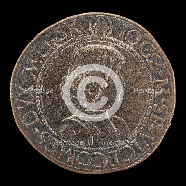 Giangaleazzo Maria Sforza, 1469-1494, 6th Duke of Milan 1476 [obverse], 16th century. Creator: Unknown.