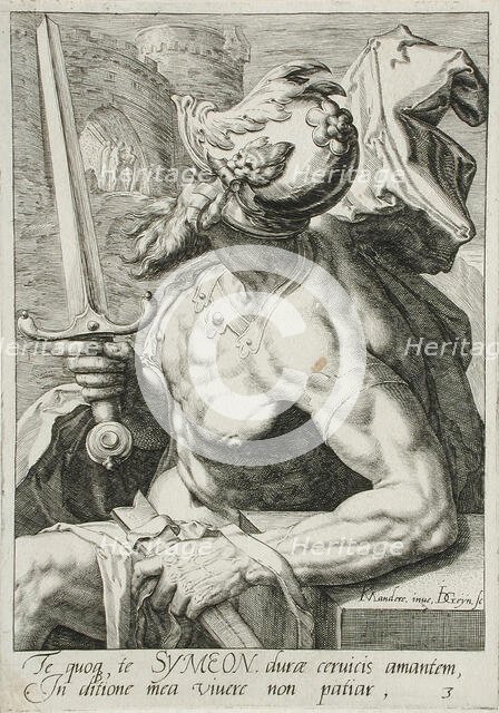 Simeon, c1590. Creator: Jacques de Gheyn II.