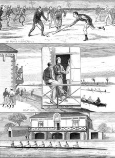 Prince Albert Victor at Cambridge University, 1883. Creator: Unknown.