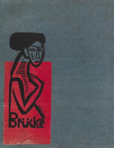 Cover of the catalogue for the exhibition of the artist group "Brücke" at the Gurlitt Gallery...1912 Creator: Kirchner, Ernst Ludwig (1880-1938).