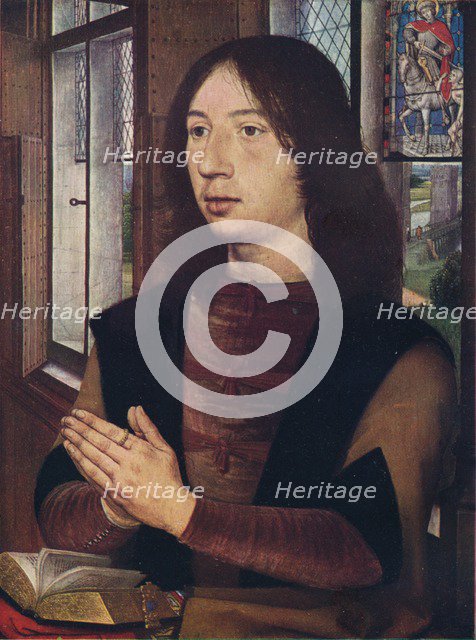 'Maarten van Nieuwenhove, from The Diptych of Maerten van Nieuwenhove', 1487. Artist: Hans Memling.