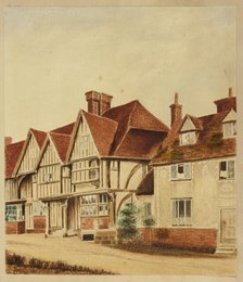 Tudor House Fronts, late 19th century. Creator: John Sell Cotman.