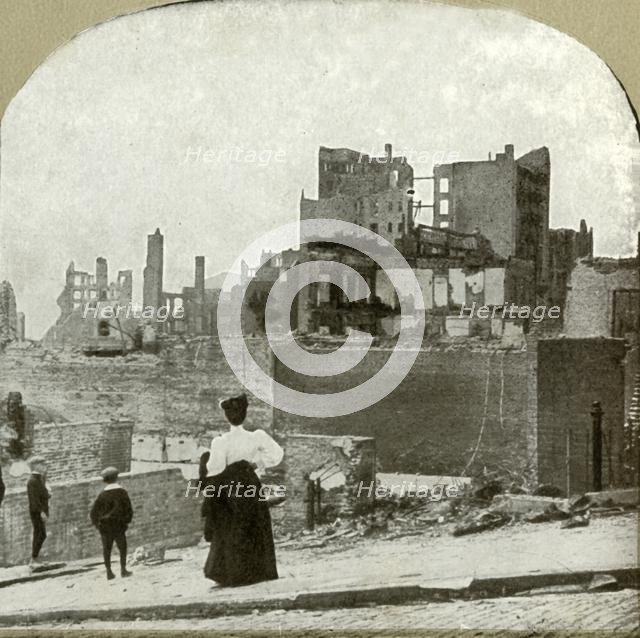 'Looking west from the Jewish Synagogue', 1906.  Creator: Unknown.