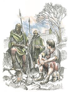 Roman soldiers, c2nd century, (c1990-2010) Artist: Frank Gardiner.