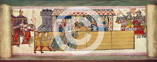 'Jousts at Westminster. February 13th, 1510', 1511, (1903). Artist: Unknown.