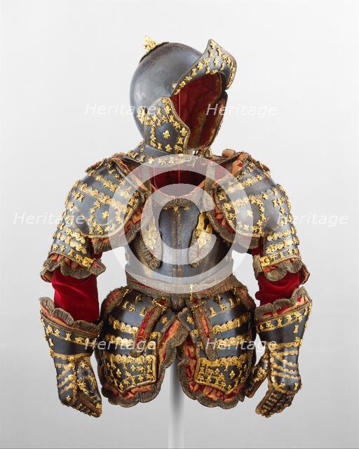 Armour of Infante Luis, Prince of Asturias (1707-1724), French, Paris, dated 1712. Creator: Jean Drouart.