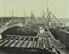 Widening of Putney Bridge, London, 1931. Artist: Unknown.