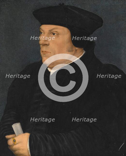 Portrait of Lord Chancellor Thomas Cromwell, probably late 1500s. Creator: Hans Holbein the Younger.