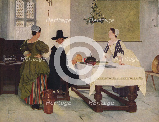 Between Two Fires, c1892, (1938). Artist: Francis Davis Millet