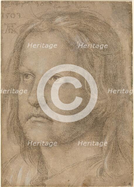 Hanns Dürer, Brother of Albrecht Dürer, probably 1510. Creator: Albrecht Durer.