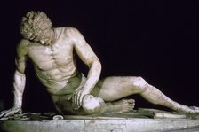 The 'Dying Gaul' statue, a Roman copy of a Hellenistic Greek bronze, 3rd century BC. Artist: Epigonus