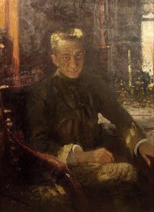 Portrait of Alexander Kerensky (1881-1970), 1917-1918. Creator: Repin, Ilya Yefimovich (1844-1930).